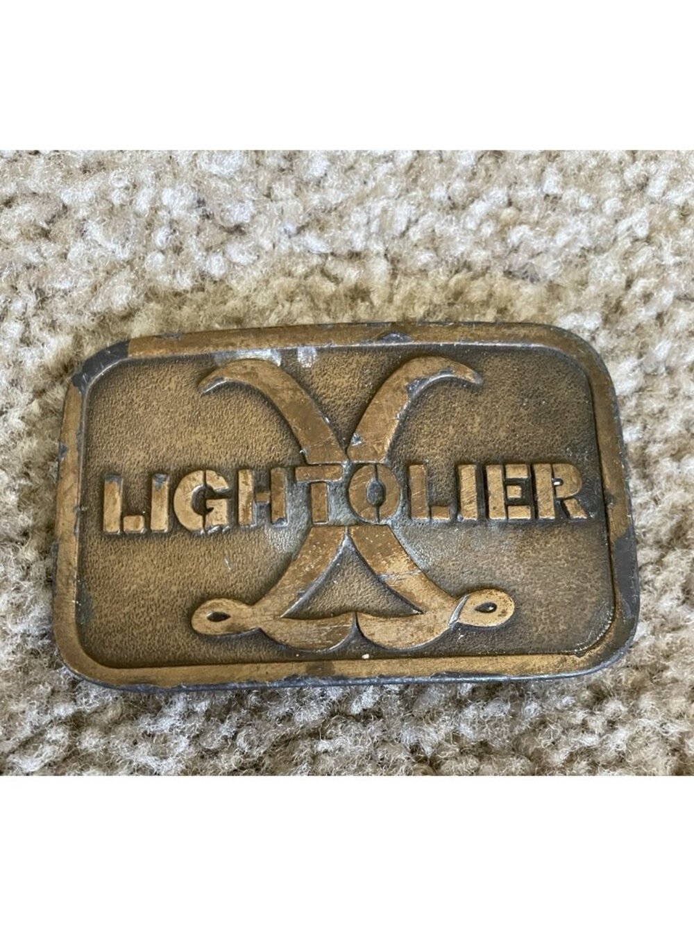 Lightolier Belt Buckle Hit Line USA